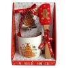 MUG 350ML SET + DECORATOR + GINGERBREAD MAN