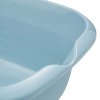 ROUND BOWL WITH SPOUT, 38 X 32 X 14 NORDIC BLUE