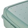 Plastic snack box 17x13x7cm Nordic green