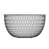 FRUIT BOWL WIRE BLACK 24.1X12CM
