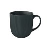 MUG 500ML RIBBED CERAMIC DARK GREEN