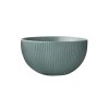 BOWL 250ML RIBBED CERAMIC GREEN-GREY