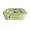 SNACK BOX 930ML GREEN ANIMAL PRINT