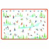 PLACEMAT SKIERS 28,5X44CM