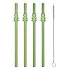 GLASS STRAWS TREE SET 4PCS+1PCS CLEANER