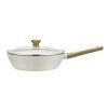 PÁNEV KITCHISIMO BIANCO S POKLICÍ 28CM INDUK. DNO
