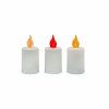 CEMETERY CANDLE 2AA 5X10.7CM WARM WHITE LED 3ASS