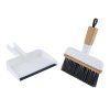 MINI BROOM WITH PADDLE 16.8X22X4CM BAMBOO/PP