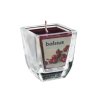 Tea light candle holder, clear, 5,8 x 5,8 x 6, 8 cm