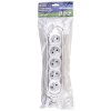 EXTENSION CABLE 5 SOCKETS 3 M, WHITE