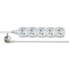 KABEL PRODLUŽOVACÍ 5 ZÁSUVEK 3 M, BÍLÁ