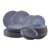 SANTORINI DINNERWARE SET 18 PCS, GLAZED CERAMICS