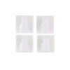 TORO Plastic Self-Adhesive Hooks, 4 pcs