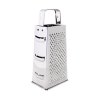 Stainless steel square grater, 20 x 9 cm