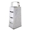 Stainless steel square grater, 23 x 10 cm