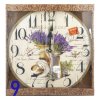 Wall clock with motifs