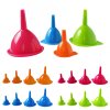 FUNNEL SET PLASTIC 4PCS, 13,1 X 14,5 CM