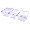 ORGANIZER, 3 COMPARTMENTS, PLASTIC, 34X15X7,5CM