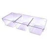 ORGANIZÉR, 3 PŘIHRÁDKY, PLAST, 34X15X7,5CM