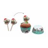 MUFFIN MOULDS PAPER 24PCS + SKEWERS 24PCS