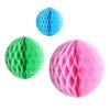 PAPER BALLS 3PCS, DIAMETER 10, 15 AND 20CM, ASSORT