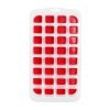 JUMBO ICE CUBE TRAY, 32 CUBES, RED