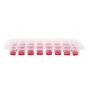 JUMBO ICE CUBE TRAY, 32 CUBES, RED