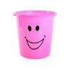 BASKET "SMILEY" 6,4L, PLASTIC, ASSORT
