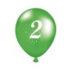 BALLOONS 5PCS, PRINTED, NUMERALS 2