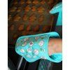 TORO turquoise Christmas pot holder