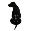 TORO wall clock black dog 40cm