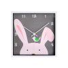 TORO Wall Clock, 24 x 24 cm, Dog, Rabbit