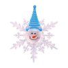 ICE SNOWFLAKE SNOWMAN 10CM ASSORT