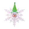 ICE SNOWFLAKE SNOWMAN 10CM ASSORT