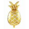 BALLOON PINEAPPLE 48X80CM FOIL 3 HANGING HOLESGOLD