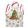 KITCHEN APRON CHRISTMAS COTTON 65X80CM