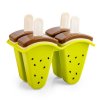 ICE CREAM MAKER, POMELO/KIWI, PLASTIC, 4PCS 2ASS