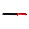 BREAD KNIFE "KITCHISIMO" RED+SILVER HANDLE
