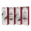 CHRISTMAS WINE BAG 36X12.5X8.5CM,ASSORT
