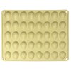 SILICONE WALNUT MOULD 40PCS CREAM 33,5X25,8X1,3C