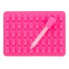 TEDDY BEAR MOULD 50PCS WITH PIPETTE, PINK