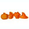 RAZÍTKO NA CUKROVÍ 4KS HALLOWEEN PLAST ORANŽOVÁ
