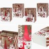 CHRISTMAS GIFT BAG, 14X17X7CM, ASSORT