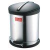 TORO stainless steel pedal bin 5l