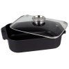 TORO Roasting Dish with Glass Lid 34.5x24.5cm