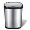 TORO stainless steel sensor waste-sorting bin 42 l