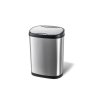 WASTE BIN WITH SENSOR, STAINLESS STEEL, 42L