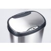 WASTE BIN WITH SENSOR, STAINLESS STEEL, 50L