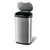TORO stainless steel sensor waste-sorting bin 50 l