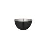 BOWL, STAINLESS STEEL WITH MATT BLACK PAINT 17 CM